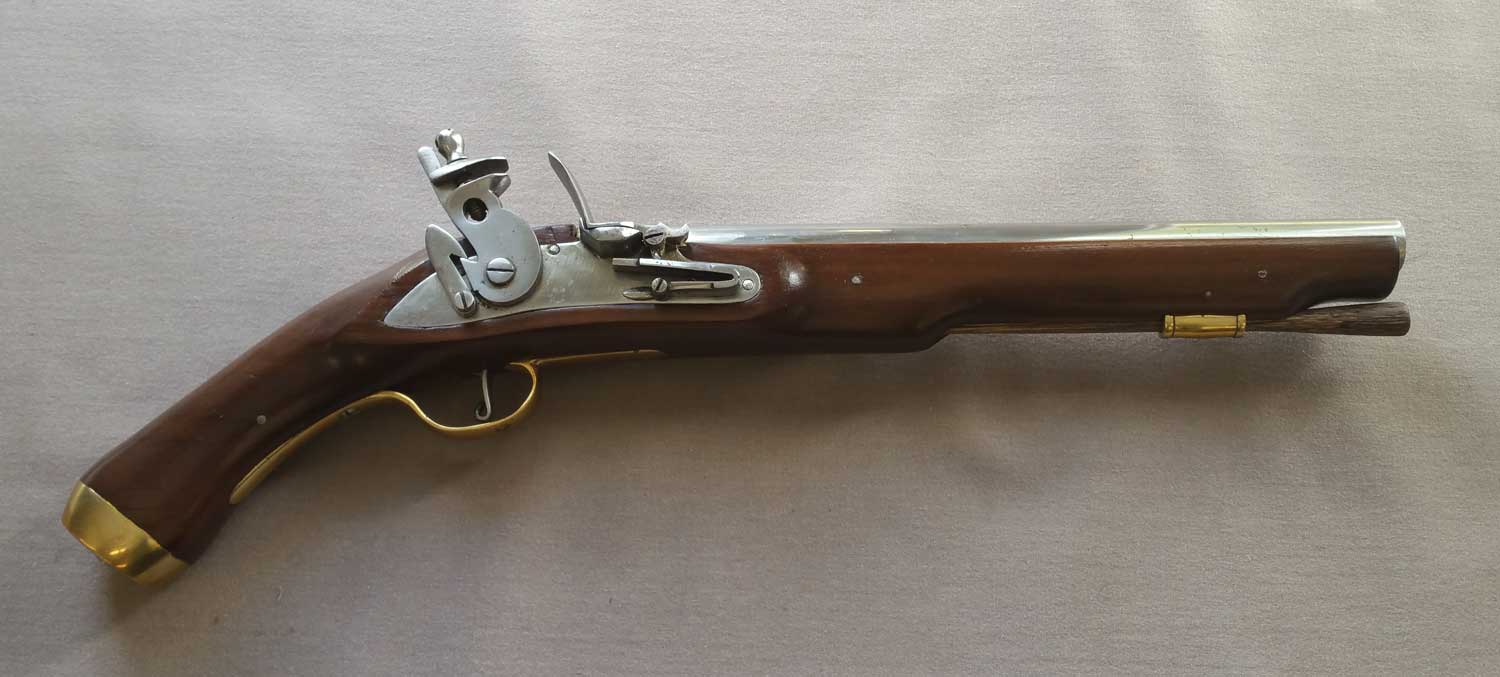 British Late Pattern Dog Lock Pistol - Click Image to Close