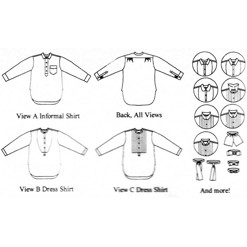 Men’s Victorian & Edwardian Shirts & Neckwear 1845-1920