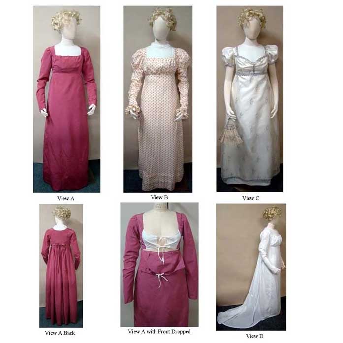 Ladies' Regency Dress c. 1800-1810