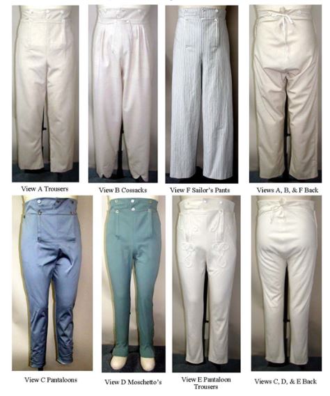 Men's Regency Trousers - Click Image to Close