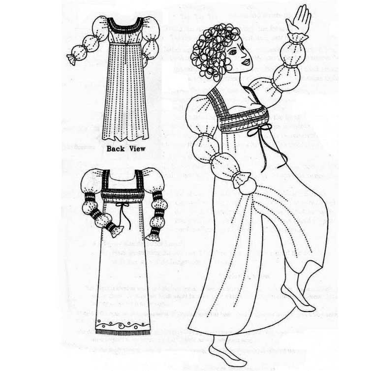 Regency Frock - Click Image to Close