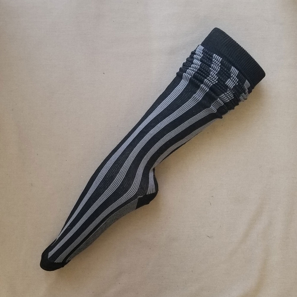 90% Cotton, Vertical Striped Stockings