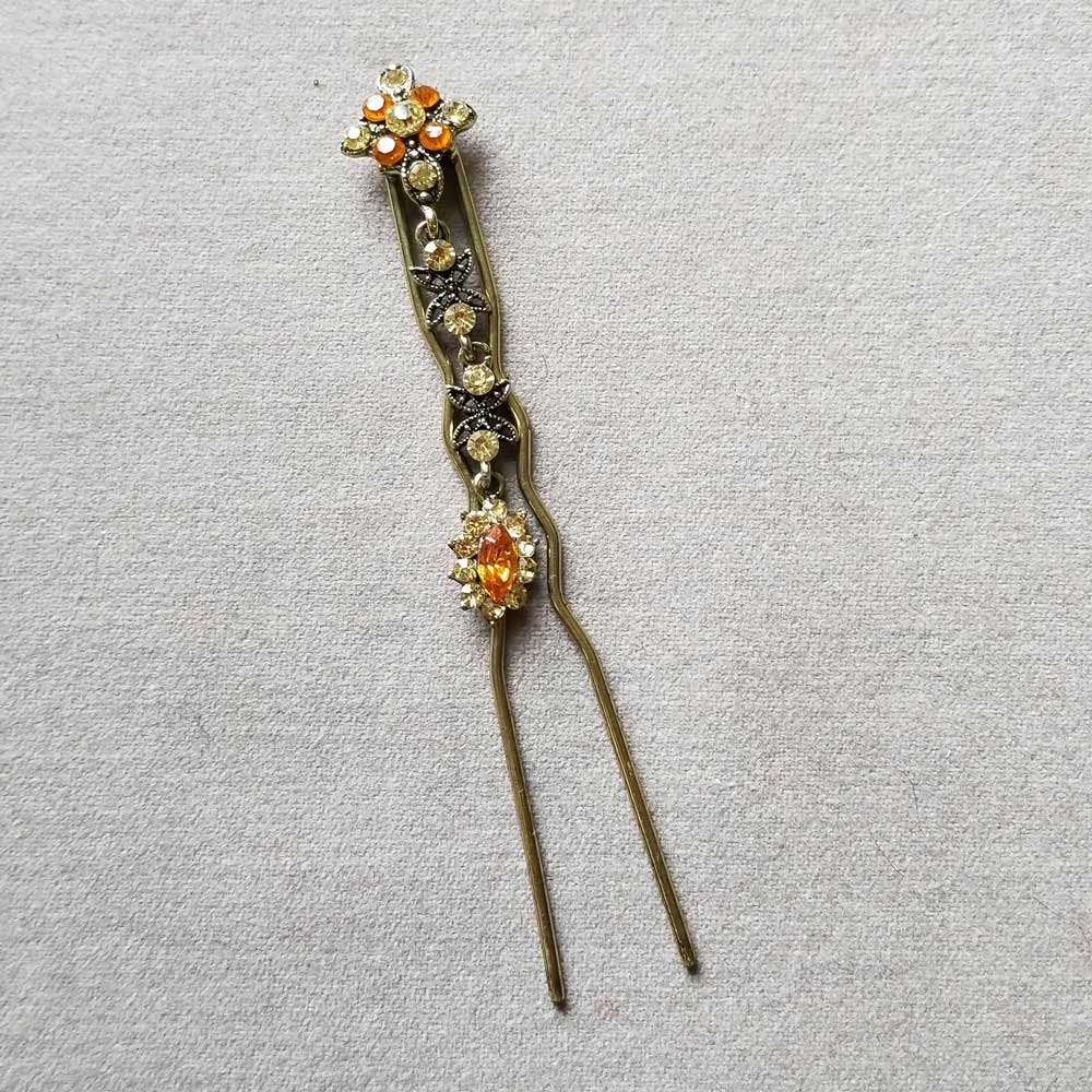 Hair Fork, Jewelled - Click Image to Close